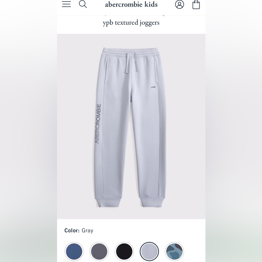 Abercrombie Kids ypb textured joggers - Picture 7 of 7